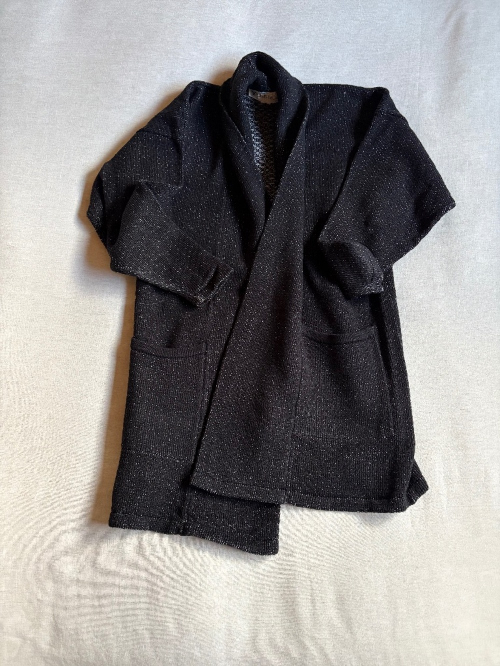 Chris Triola Chunky Knit Open Cardigan